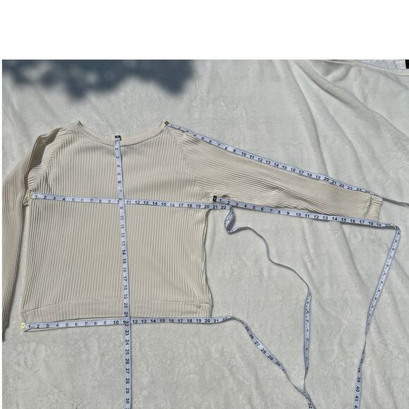 Baserange Basic Sweatshirt + Sweatpants Set Off White Small $268 Organic Cotton - Picture 14 of 16